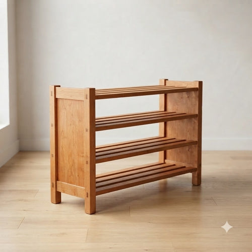 Arts and Crafts Cherry Shoe Rack 149.6 51.2 126.0 219