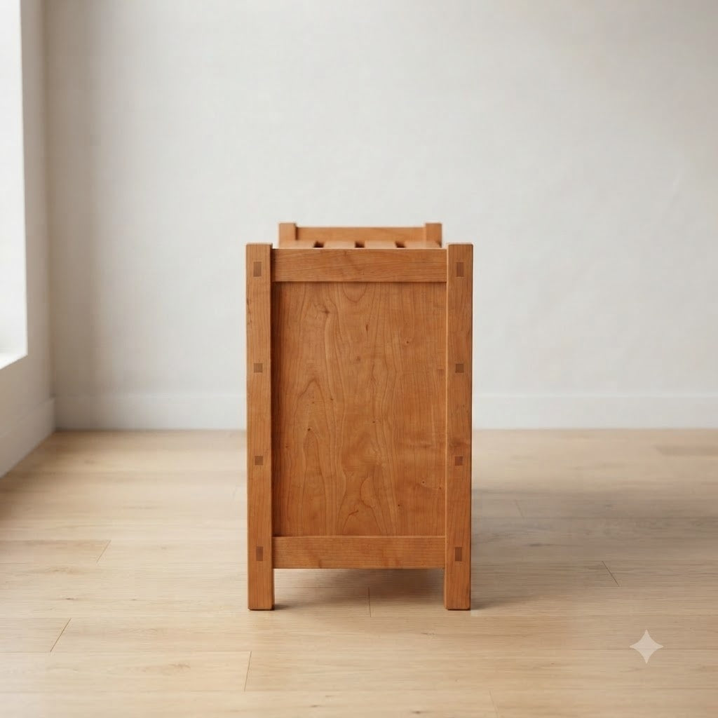 Arts and Crafts Cherry Shoe Rack 149.6 51.2 126.0 219