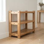 Arts and Crafts White Oak Shoe Rack 149.6 55.1 126.0 229