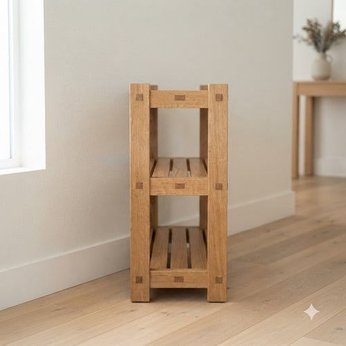 Arts and Crafts White Oak Shoe Rack 149.6 55.1 126.0 229
