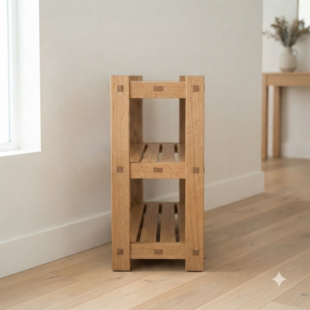 Arts and Crafts White Oak Shoe Rack 149.6 55.1 126.0 229