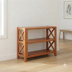 Farmhouse Cherry Shoe Rack 151.6 51.2 118.1 219