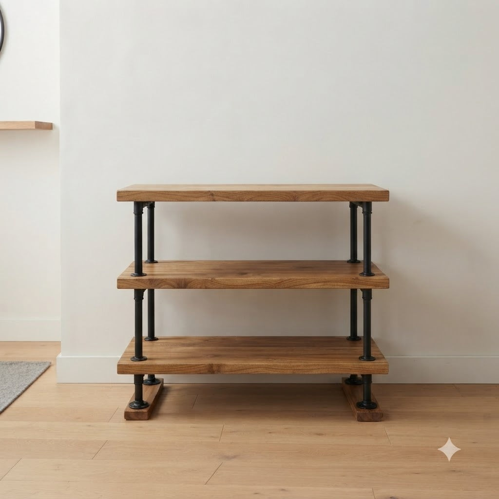 Industrial Teak Shoe Rack 137.8 51.2 102.4 229