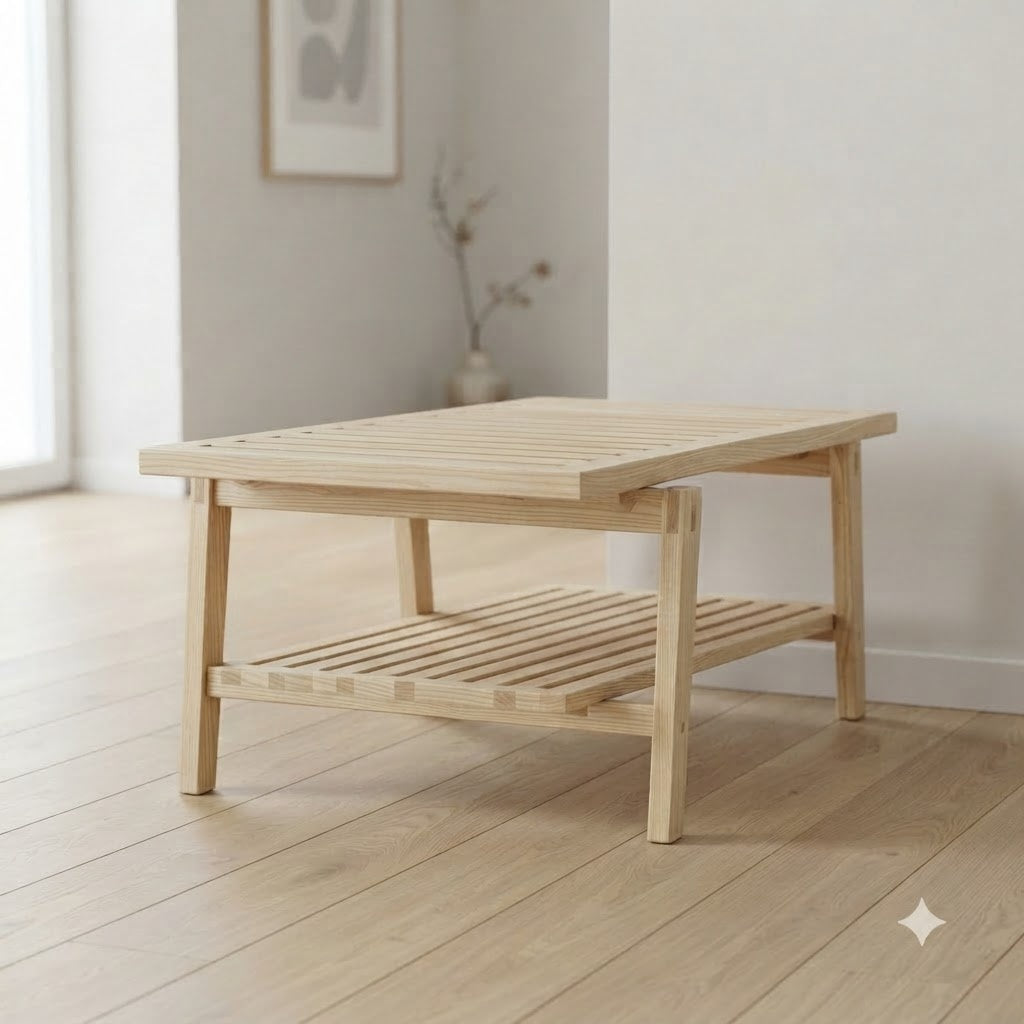 Japanese Ash Shoe Rack 128.0 46.5 70.9 249