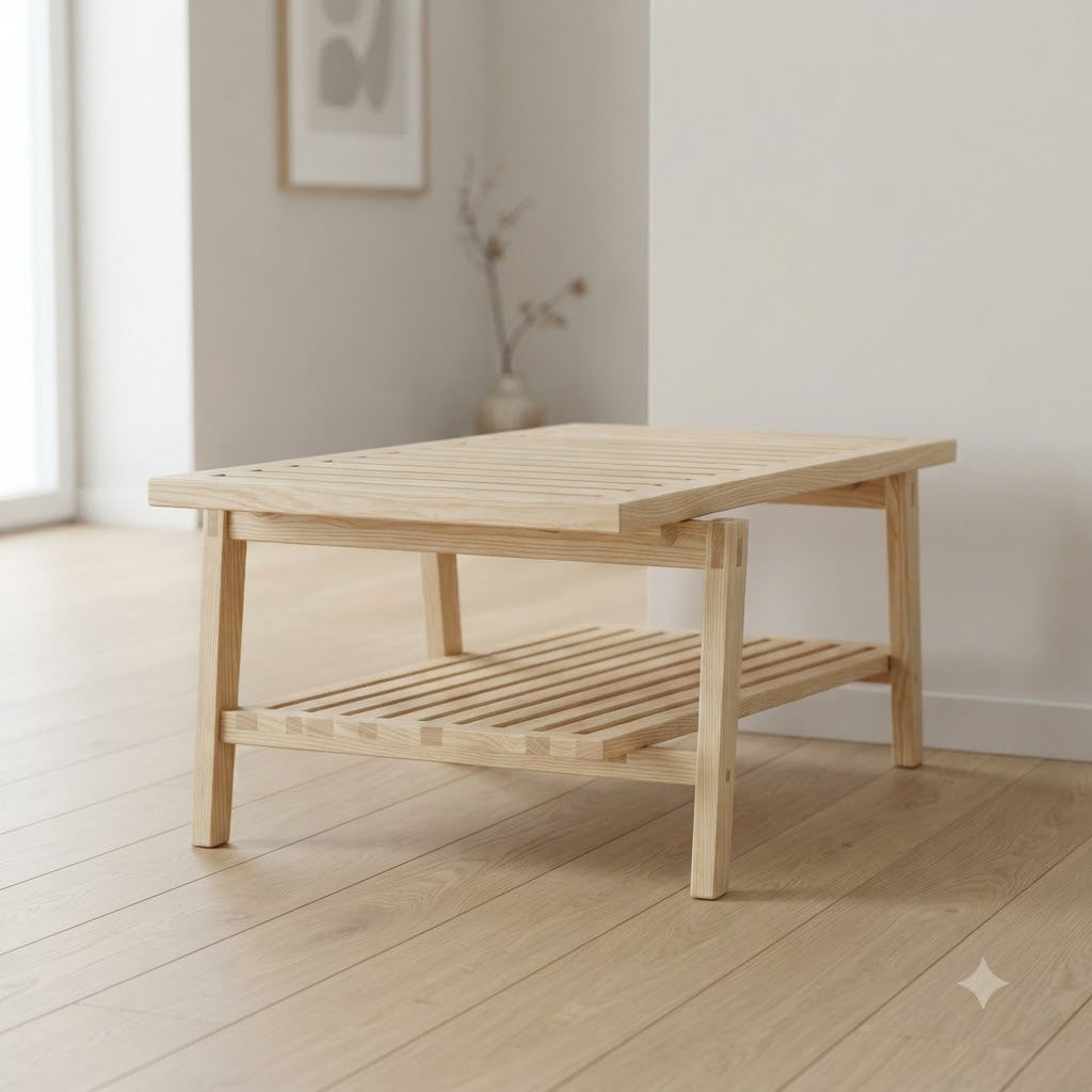 Japanese Ash Shoe Rack 128.0 46.5 70.9 249