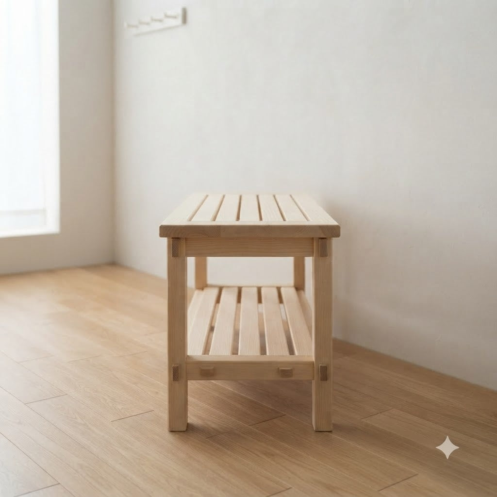 Japanese Hinoki Shoe Rack 128.0 45.3 70.9 249