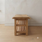 Live Edge Oak Shoe Rack 165.4 57.1 72.8 299