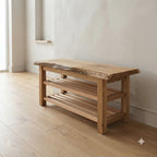 Live Edge Oak Shoe Rack 165.4 57.1 72.8 299