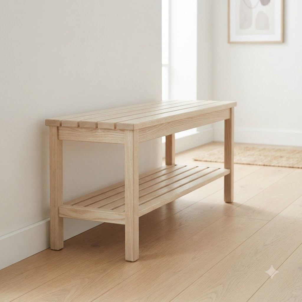 Minimalist Ash Shoe Rack 128.0 45.3 70.9 139