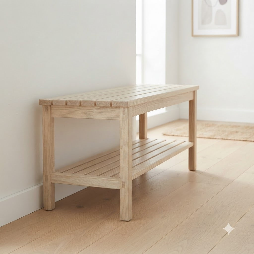 Minimalist Ash Shoe Rack 128.0 45.3 70.9 139