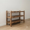 Rustic Walnut Shoe Rack 144.9 49.2 111.4 199